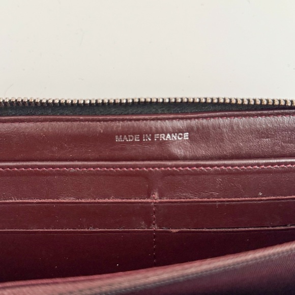 Chanel Lambskin Black Zip Around Wallet - Picture 6 of 8